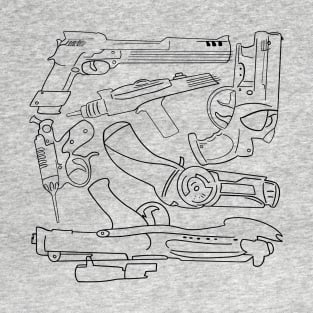 Science Fiction Movie Weapons T-Shirt